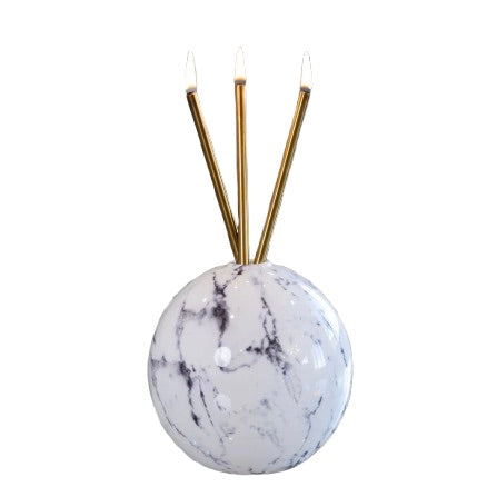 Everlasting Candles Vase Blanc